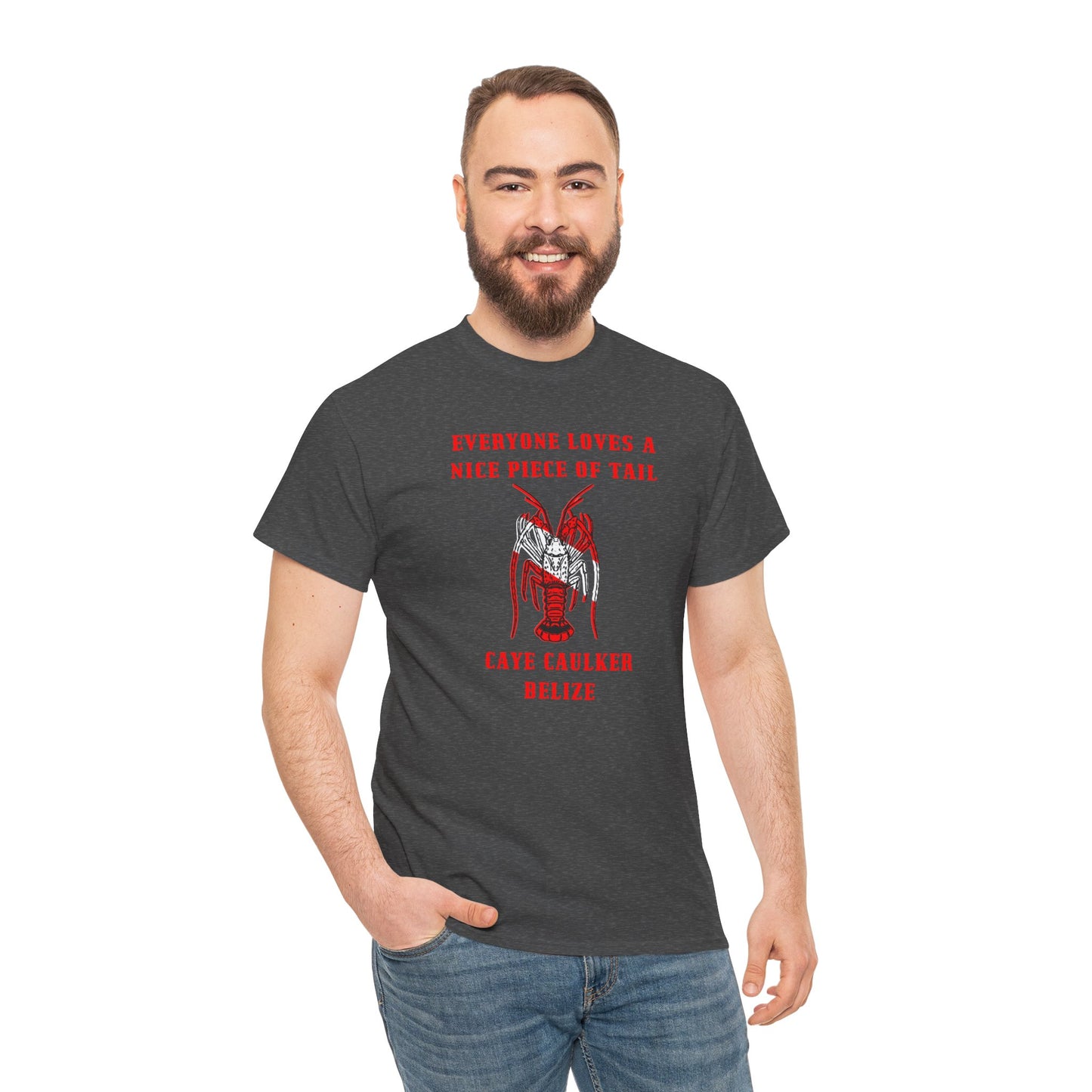 Likes me some tail Unisex Heavy Cotton Tee