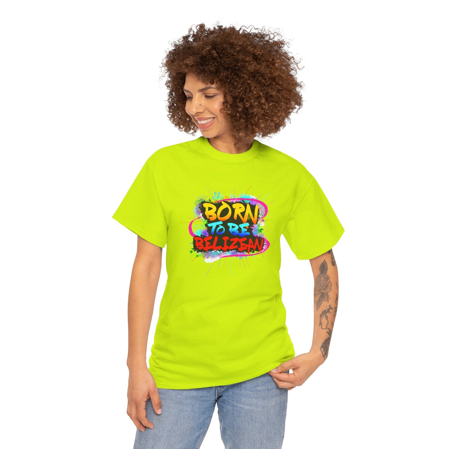 Born to be BELIZEAN Unisex  Cotton Tee