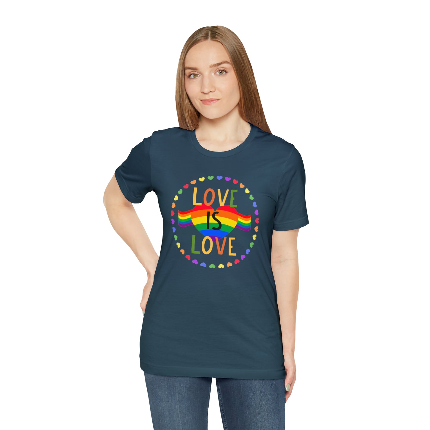 Love is love Jersey Short Sleeve Tee