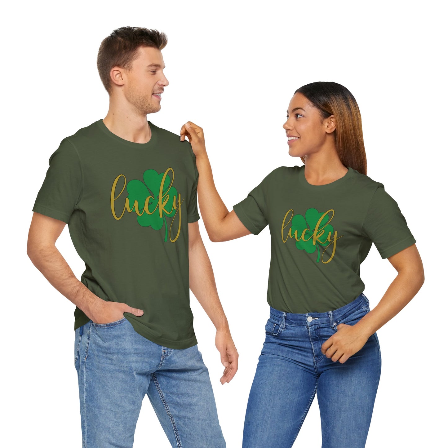 lucky gold Short Sleeve Tee