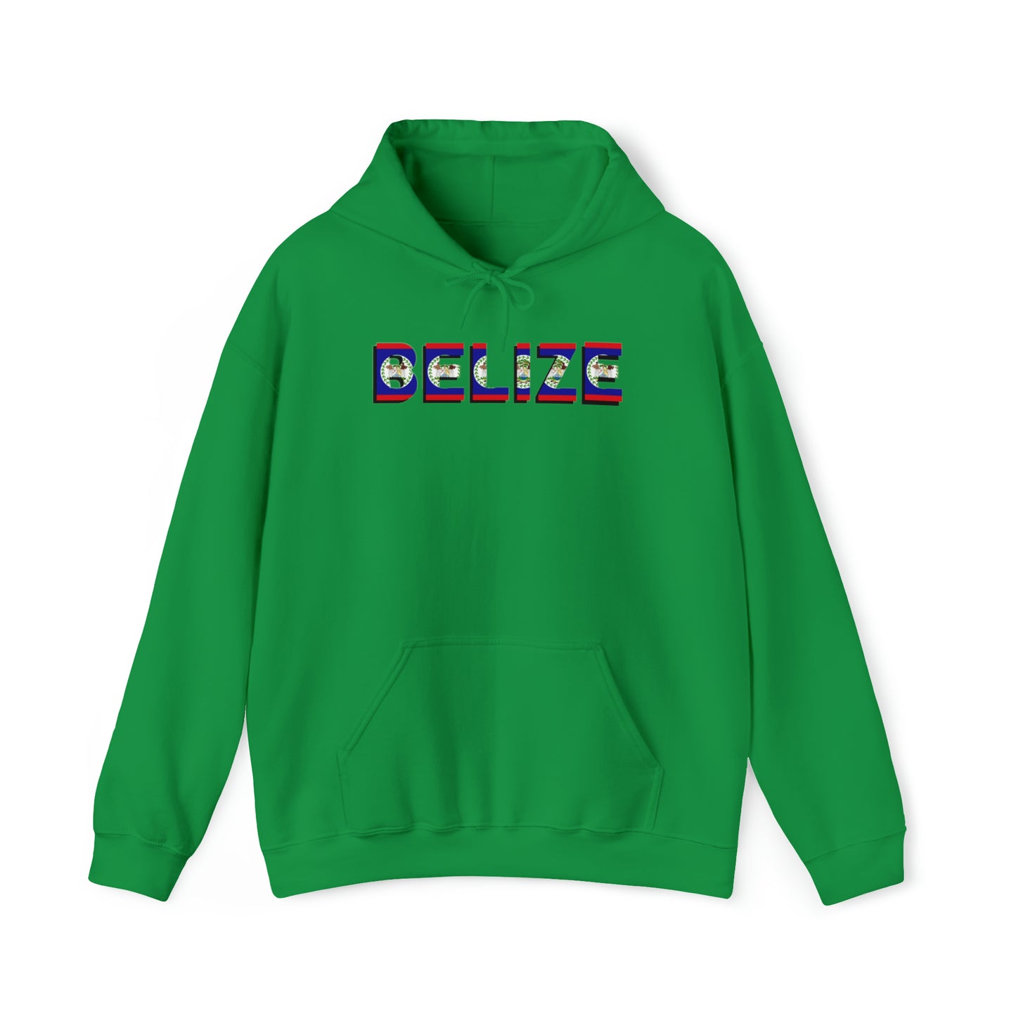 Belize flag Unisex Heavy Blend™ Hooded Sweatshirt