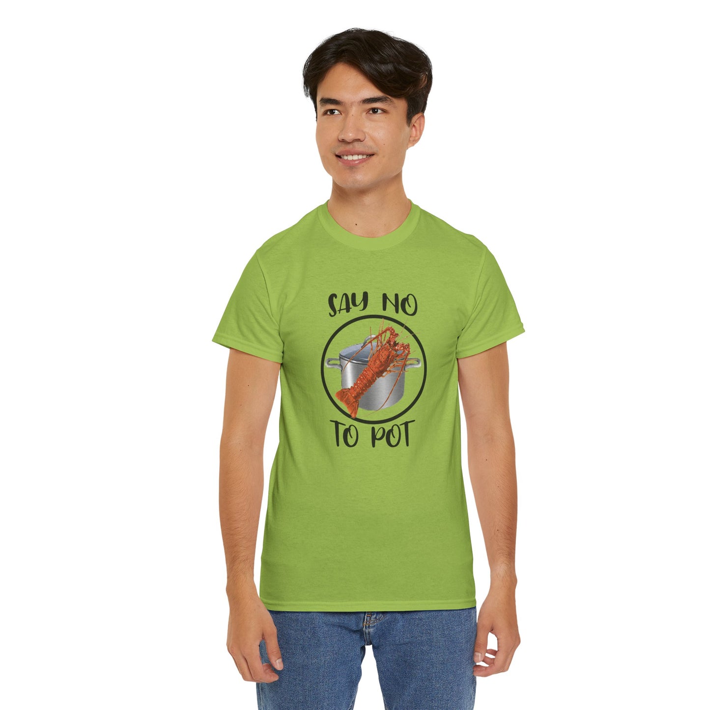 Say No to Pot Unisex Heavy Cotton Tee