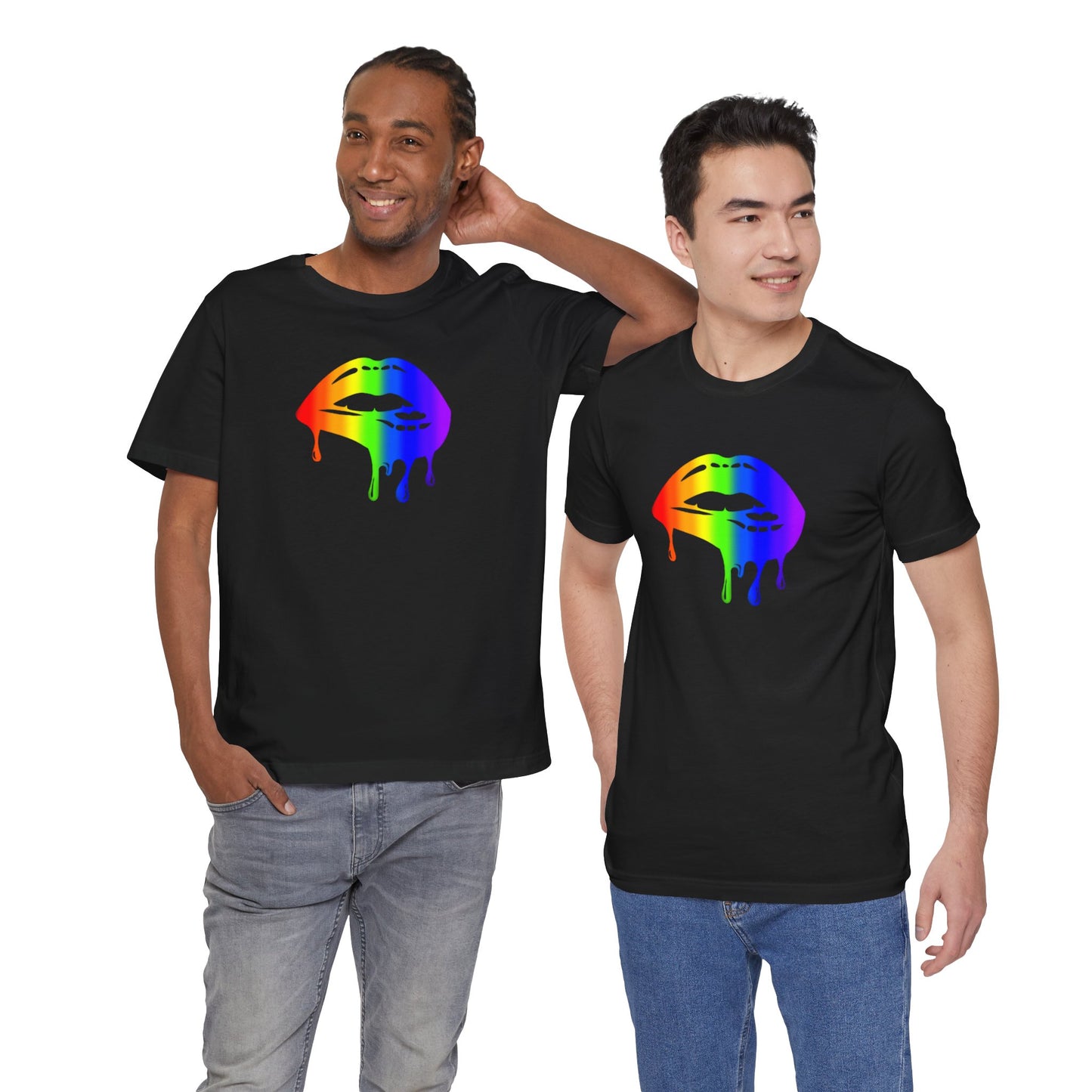 Pride lips Unisex Jersey Short Sleeve Tee