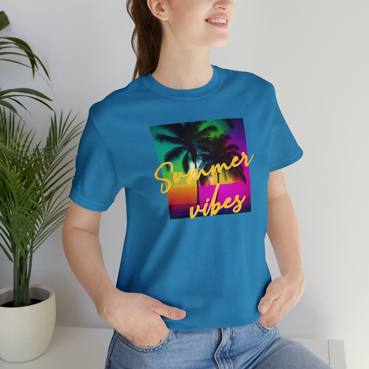 Summer Color Unisex Jersey Short Sleeve Tee