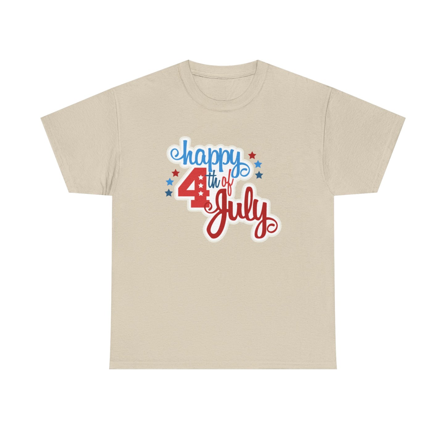 Happy 4th Unisex Heavy Cotton Tee