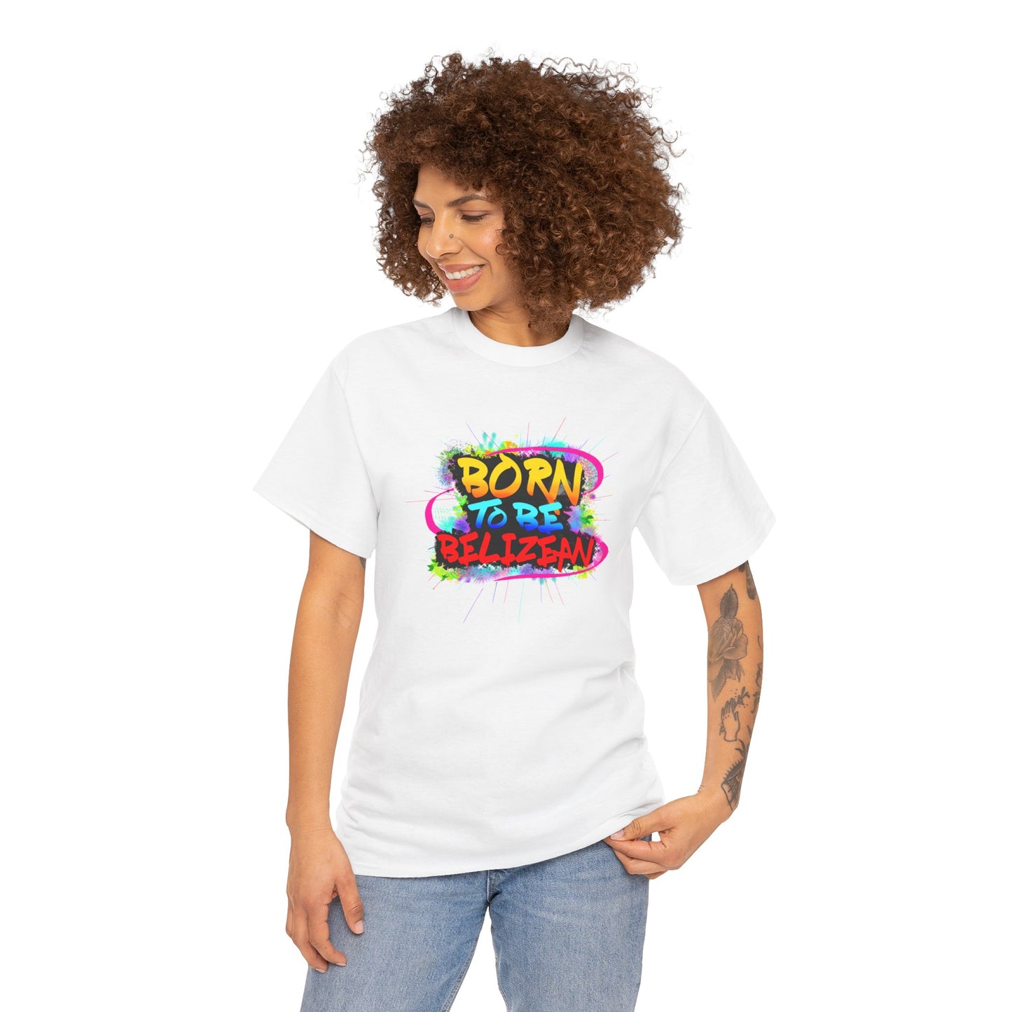 Born to be BELIZEAN Unisex  Cotton Tee