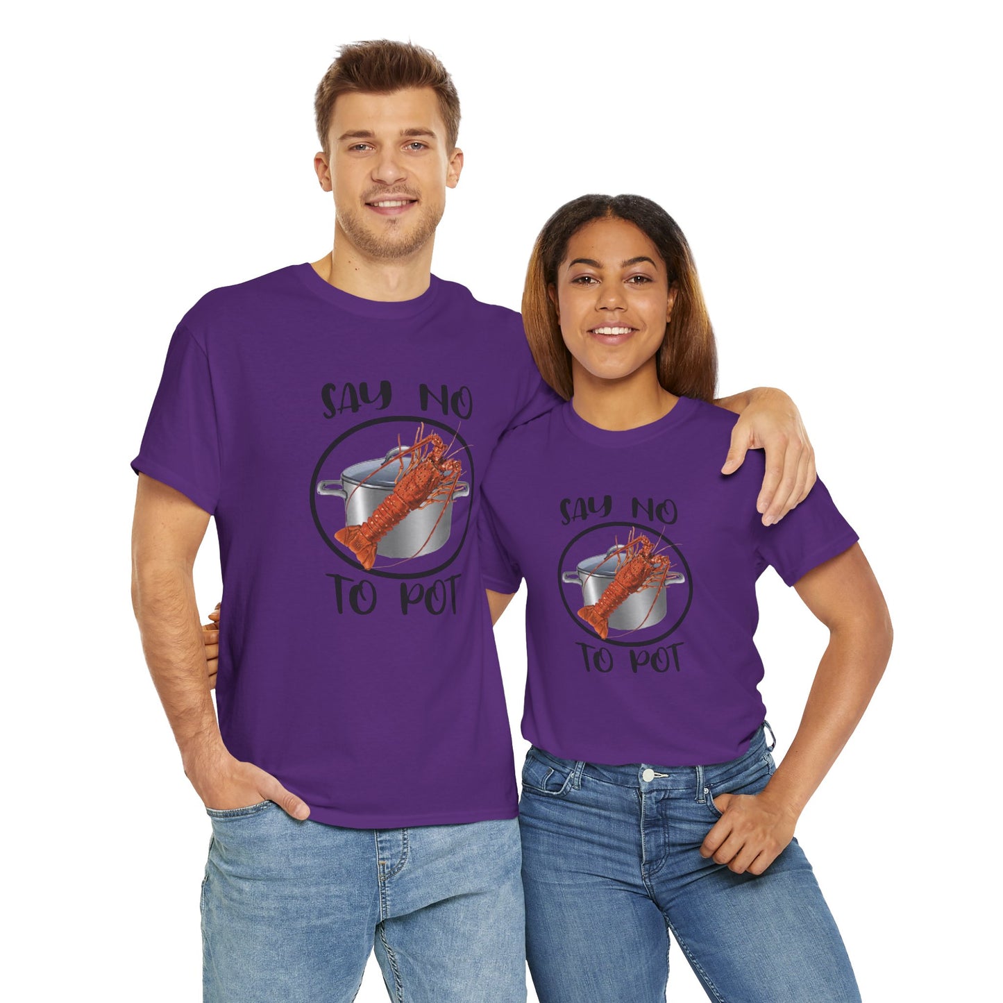 Say No to Pot Unisex Heavy Cotton Tee