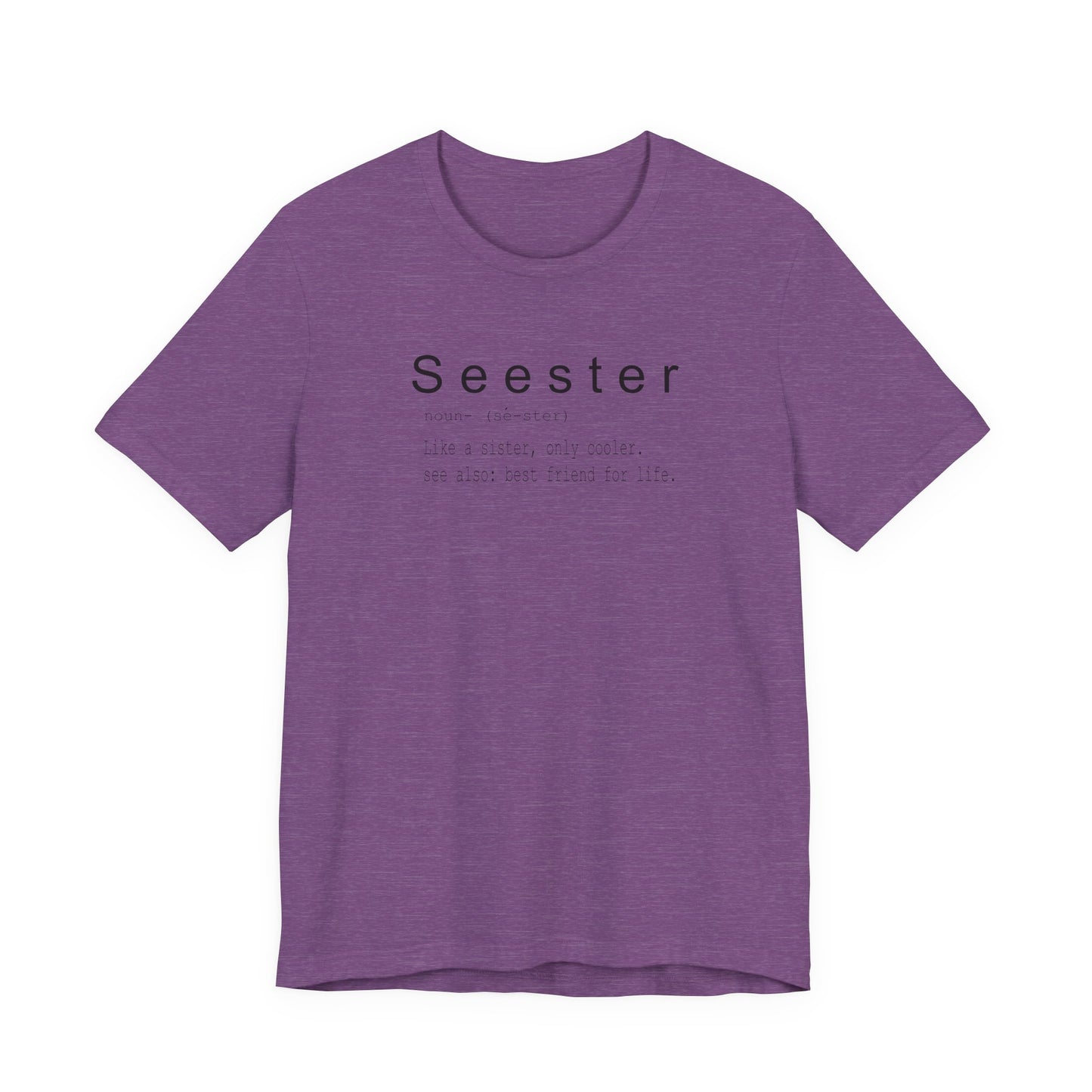 Seester Unisex Jersey Short Sleeve Tee
