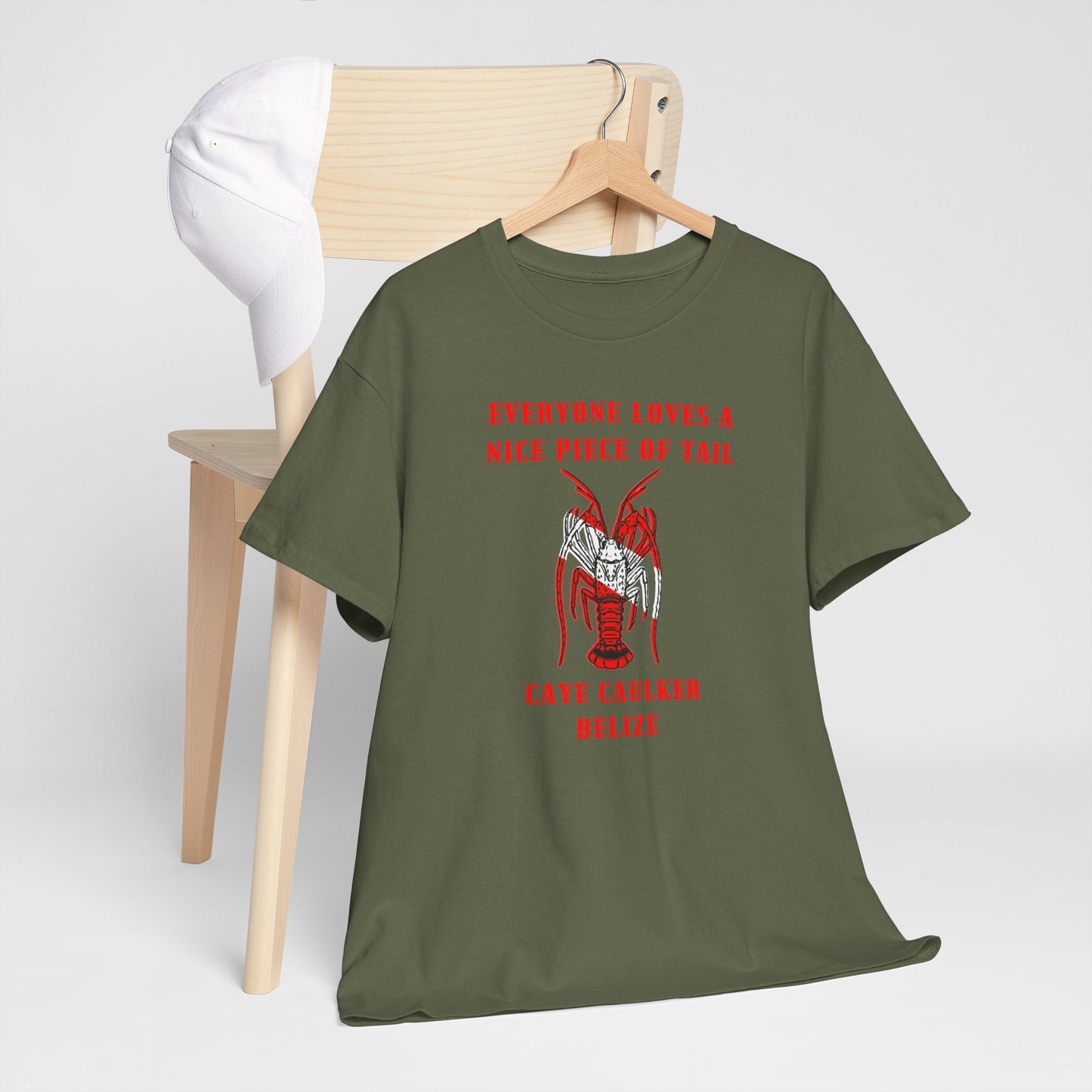 Likes me some tail Unisex Heavy Cotton Tee
