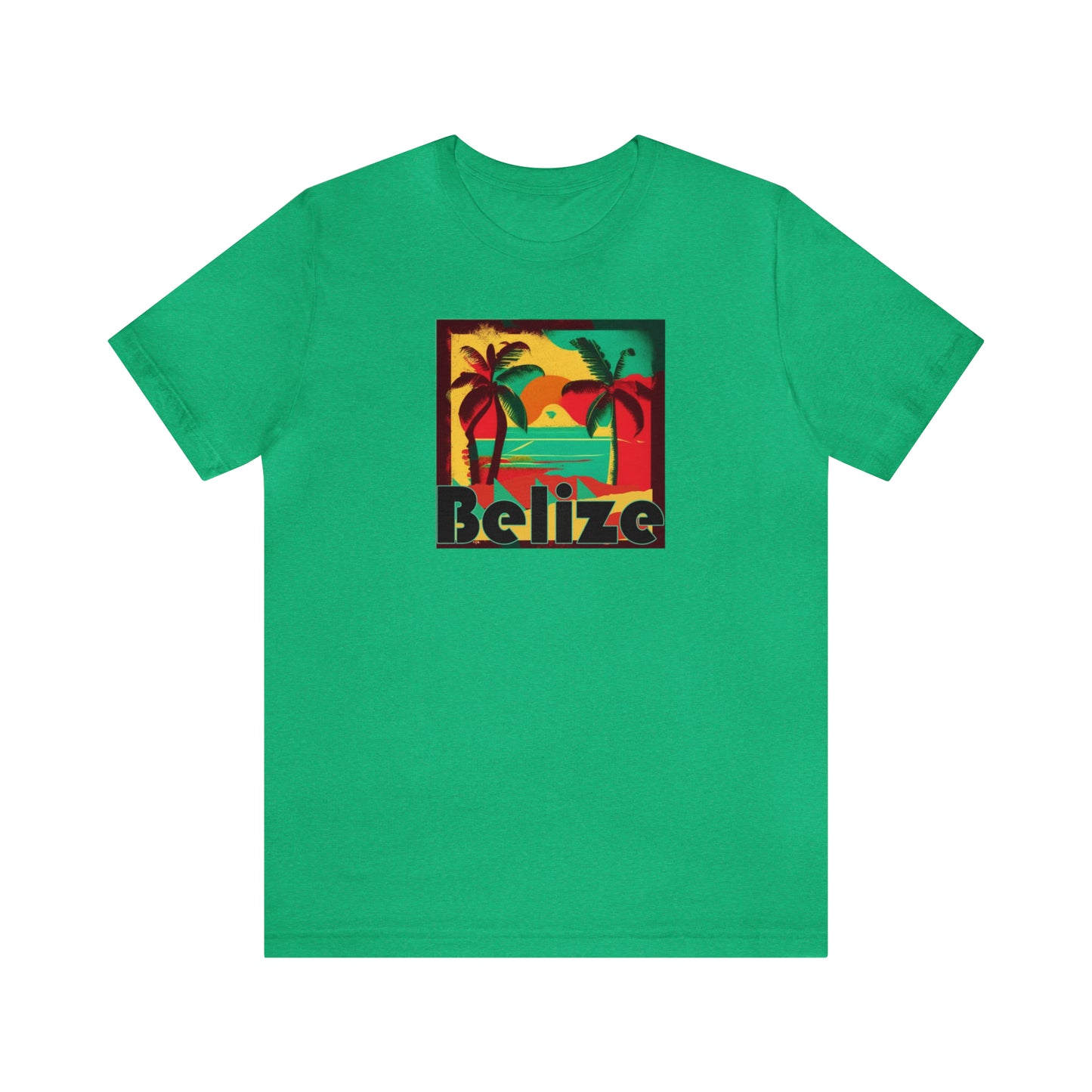Retro Belize Unisex Jersey Short Sleeve Tee