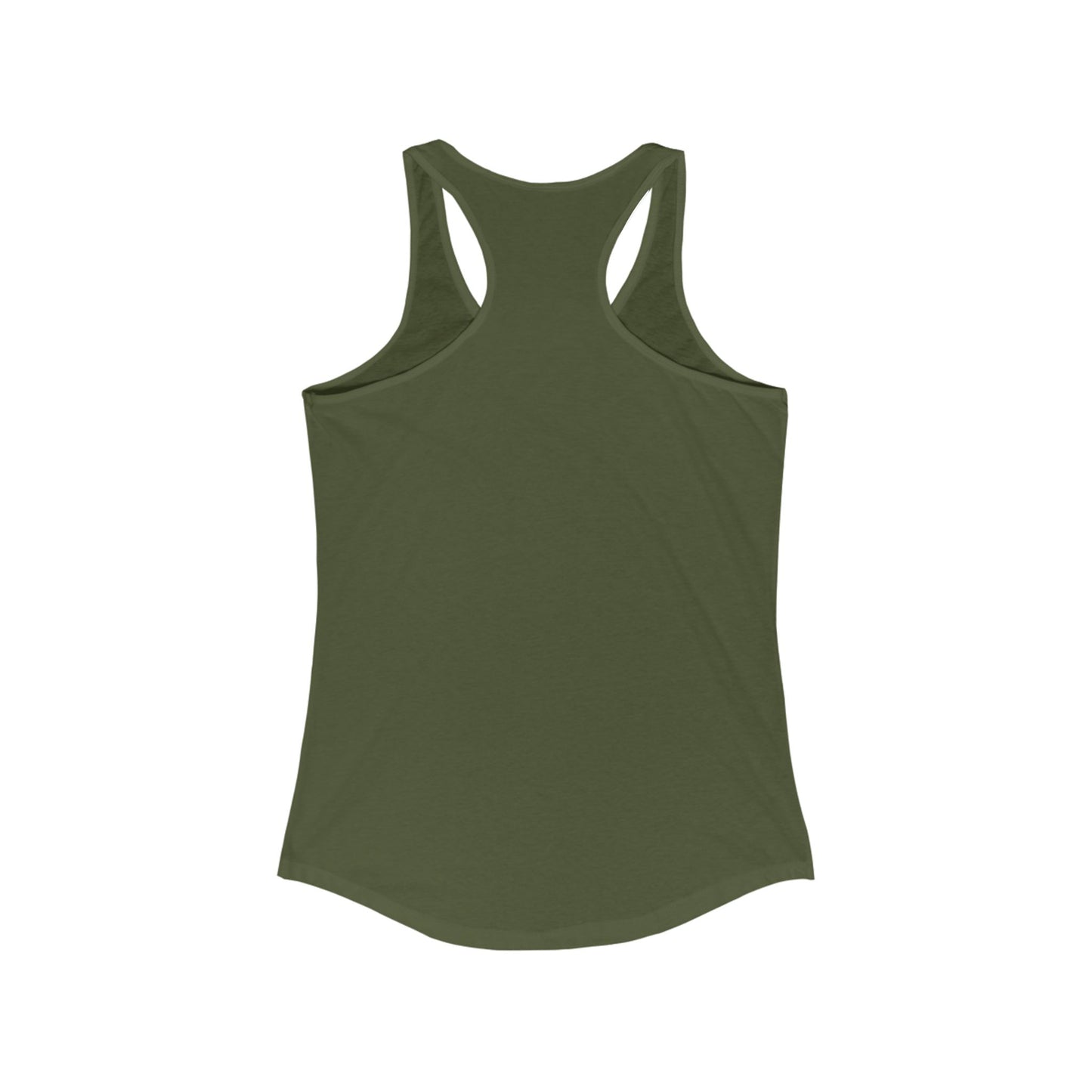 Inspirational Women's Racerback Tank - "May the Bridges I Burn Light the Way"