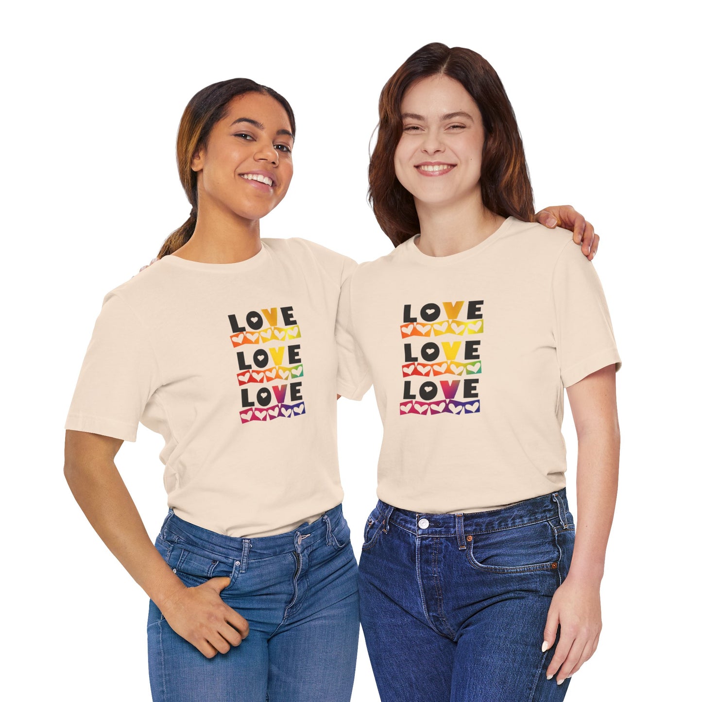 Love love love Unisex Jersey Short Sleeve Tee