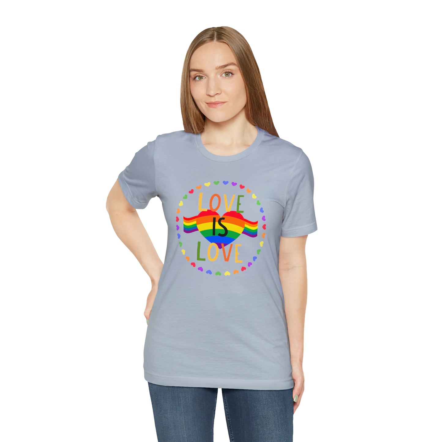 Love is love Jersey Short Sleeve Tee