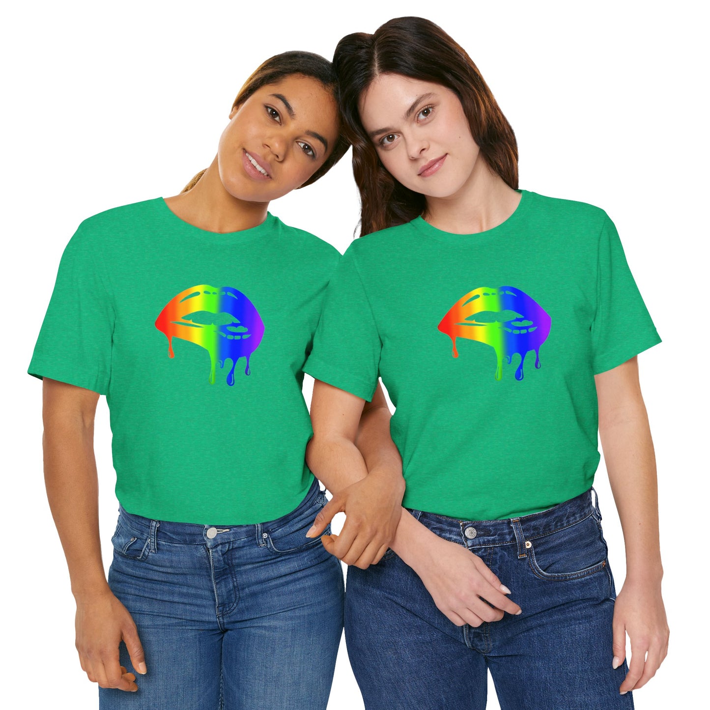 Pride lips Unisex Jersey Short Sleeve Tee