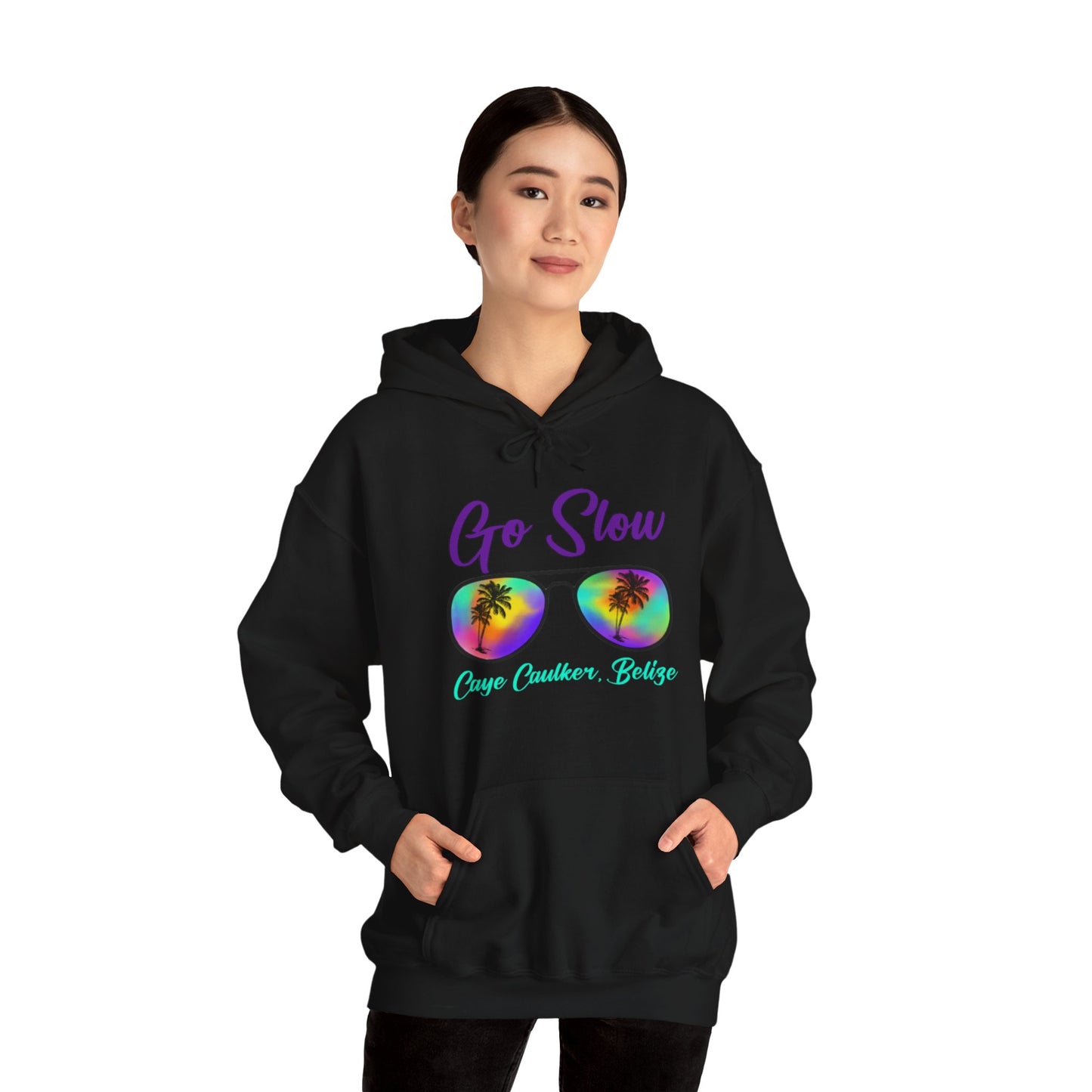 Go Slow Glasses Unisex Heavy Blend™ Hooded Sweatshirt