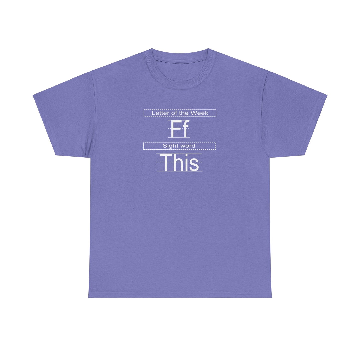 Sight Words Unisex Heavy Cotton Tee