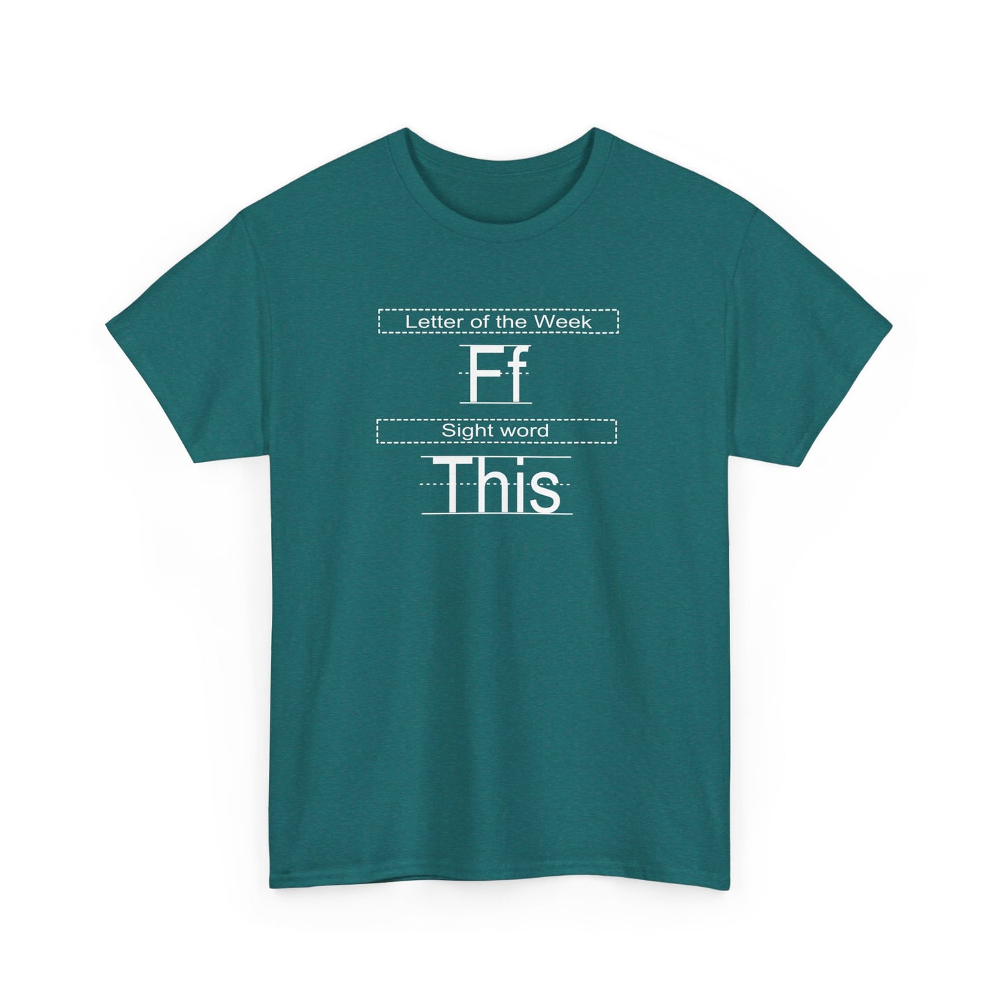 Sight Words Unisex Heavy Cotton Tee