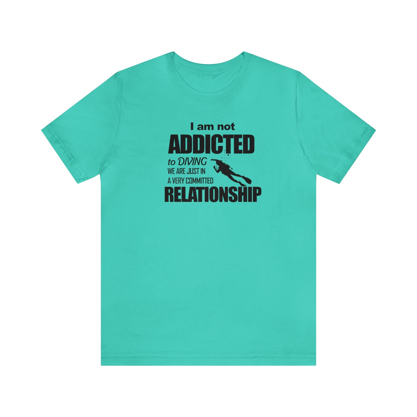 Addicted to diving Jersey Short Sleeve Tee