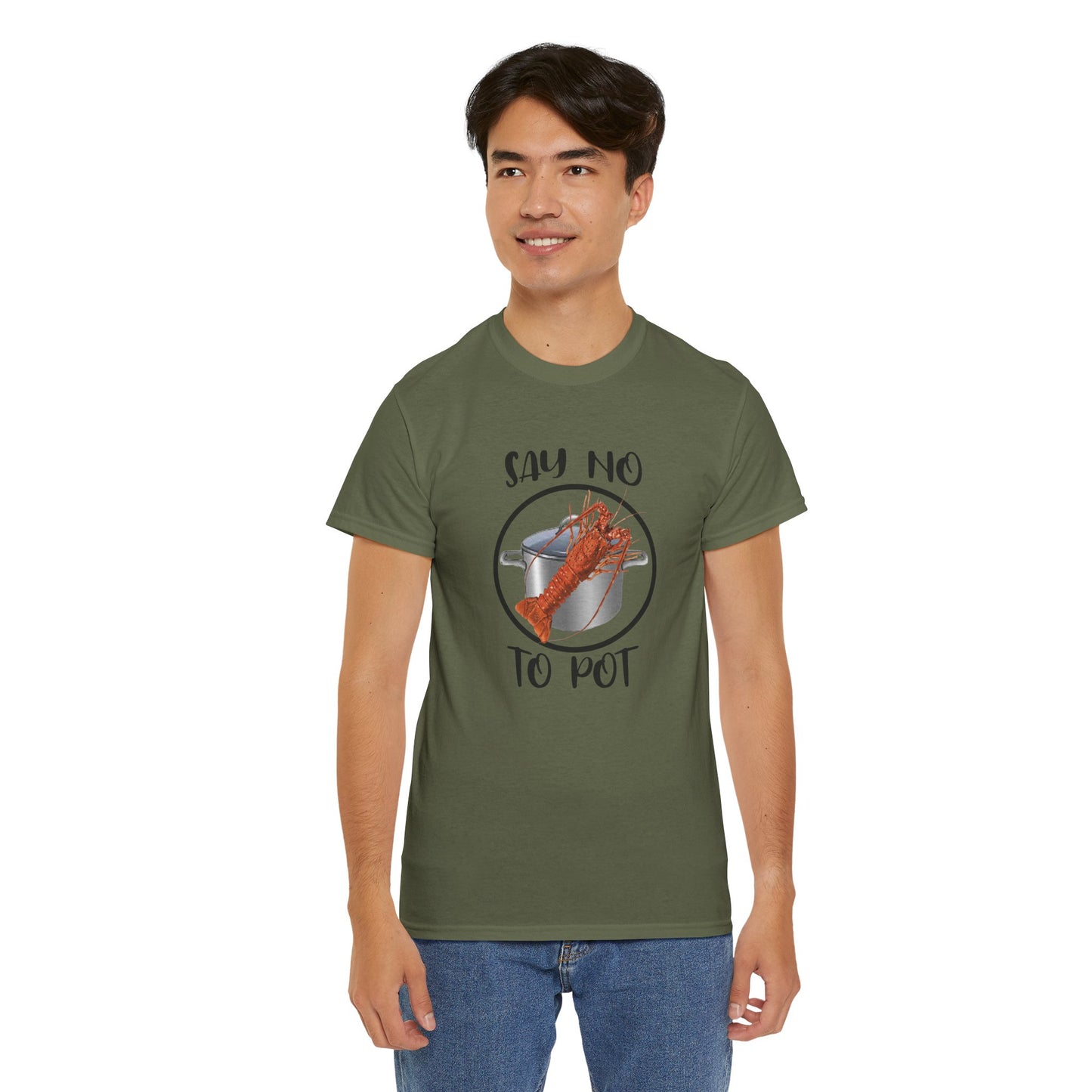 Say No to Pot Unisex Heavy Cotton Tee