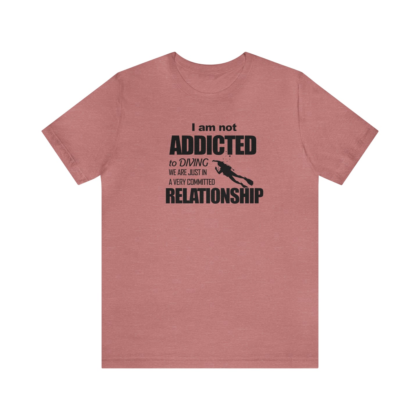 Addicted to diving Jersey Short Sleeve Tee