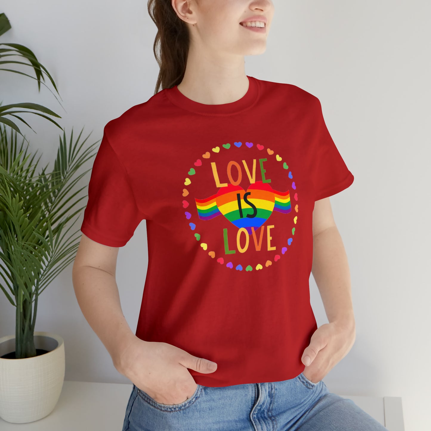 Love Unisex Jersey Short Sleeve Tee