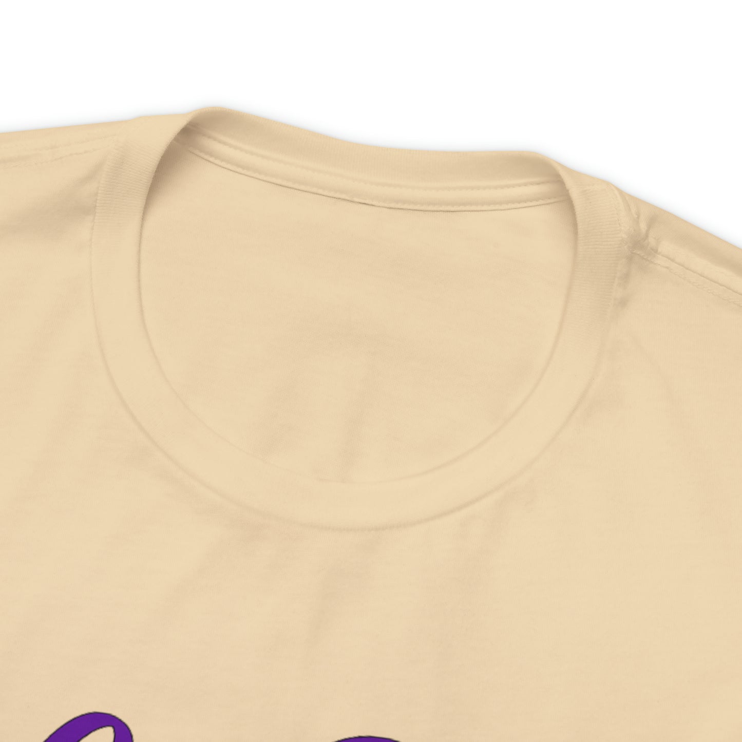Unisex  Go Slow Purple Short Sleeve Tee