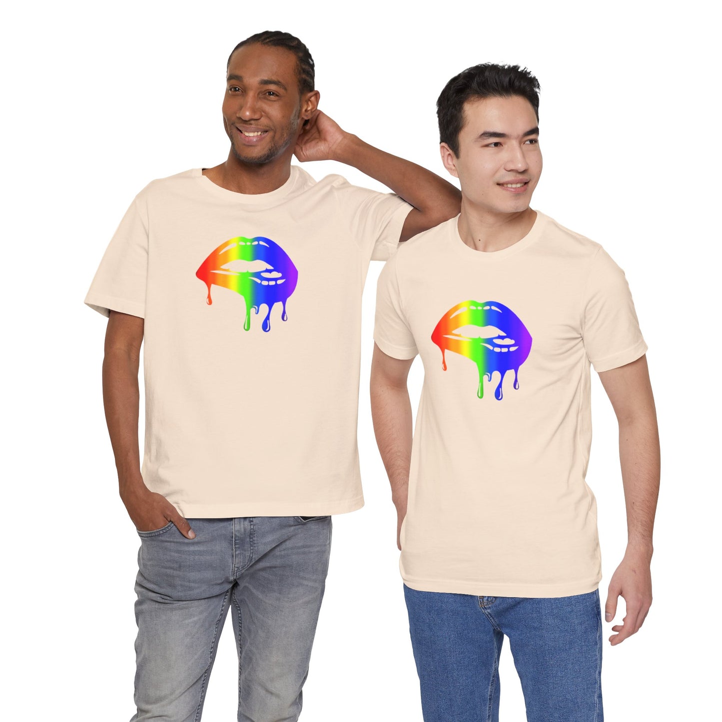 Pride lips Unisex Jersey Short Sleeve Tee