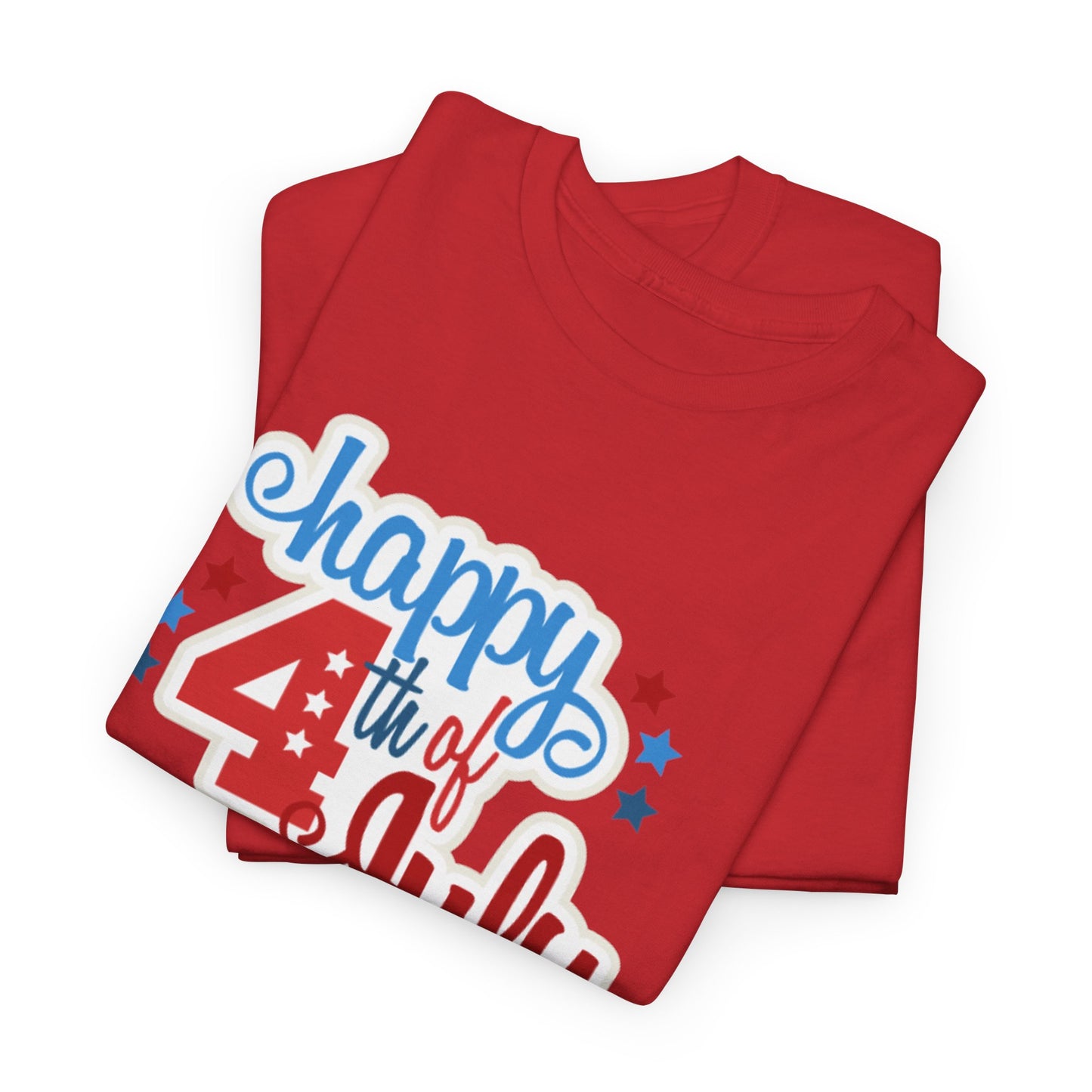 Happy 4th Unisex Heavy Cotton Tee