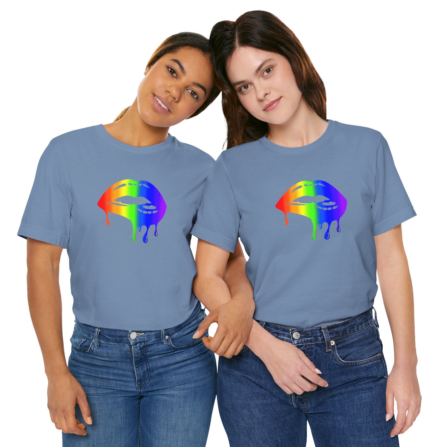 Pride lips Unisex Jersey Short Sleeve Tee
