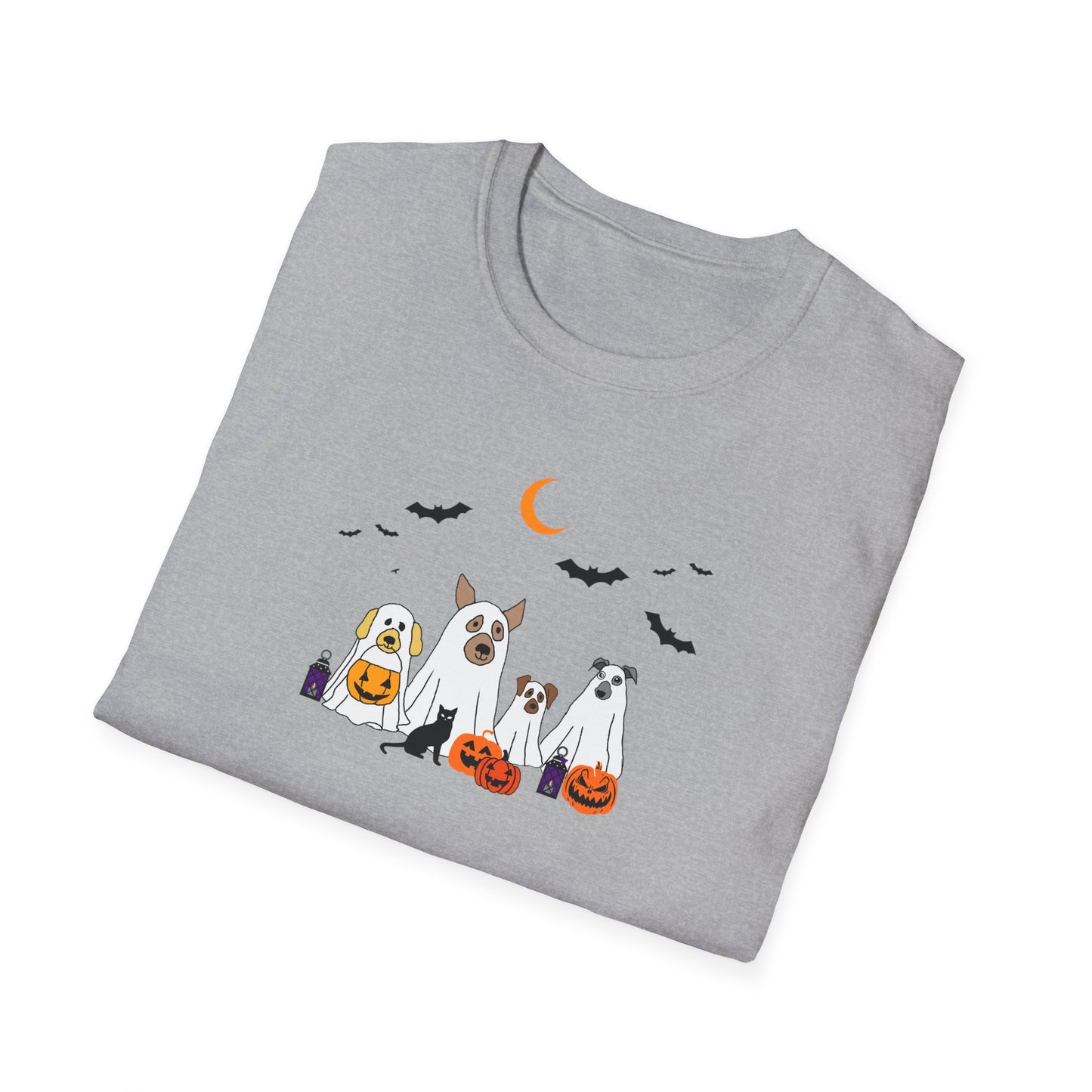 Ghost Pups Unisex Softstyle T-Shirt