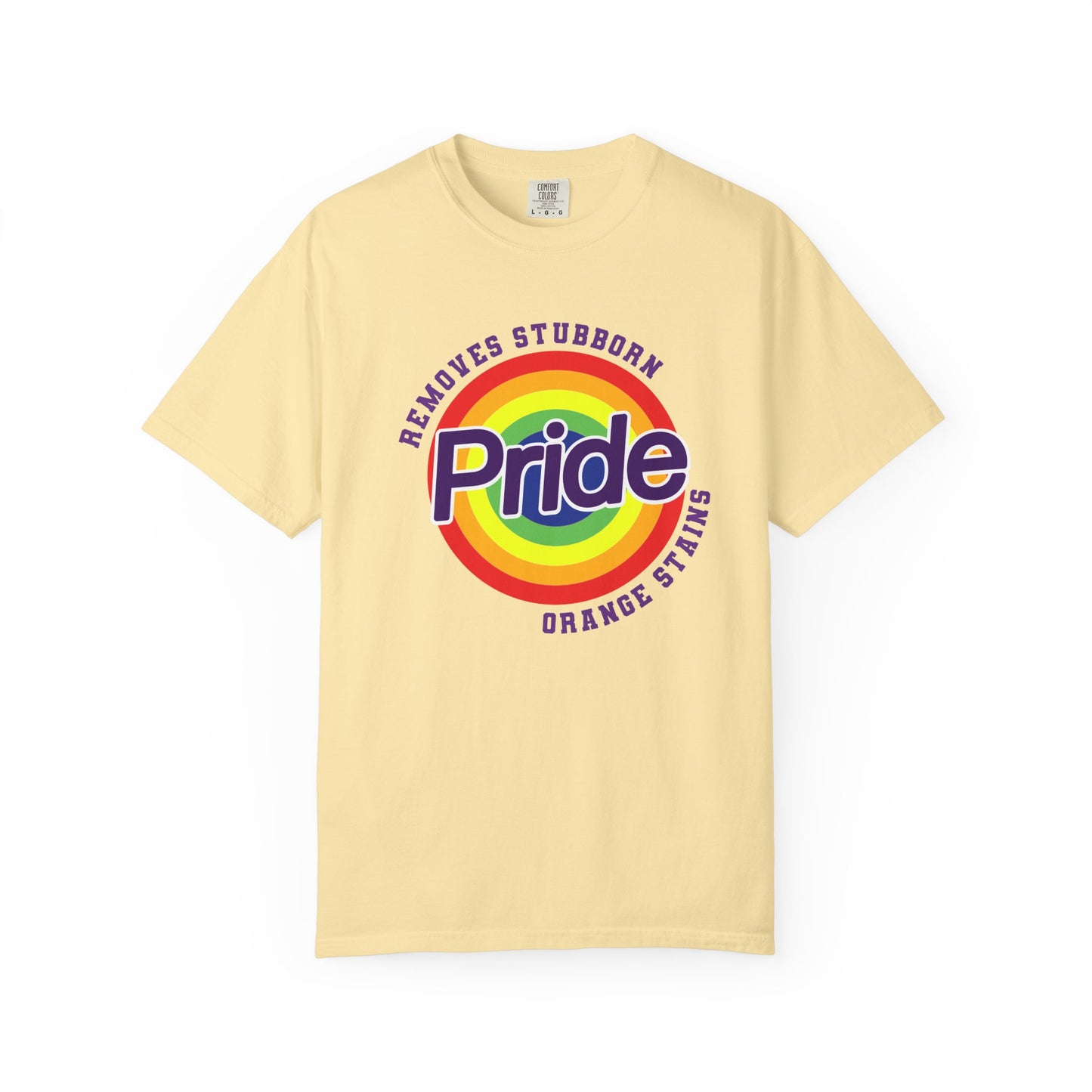 Pride Themed Unisex Garment-Dyed T-Shirt - Removes Stubborn Orange Stains