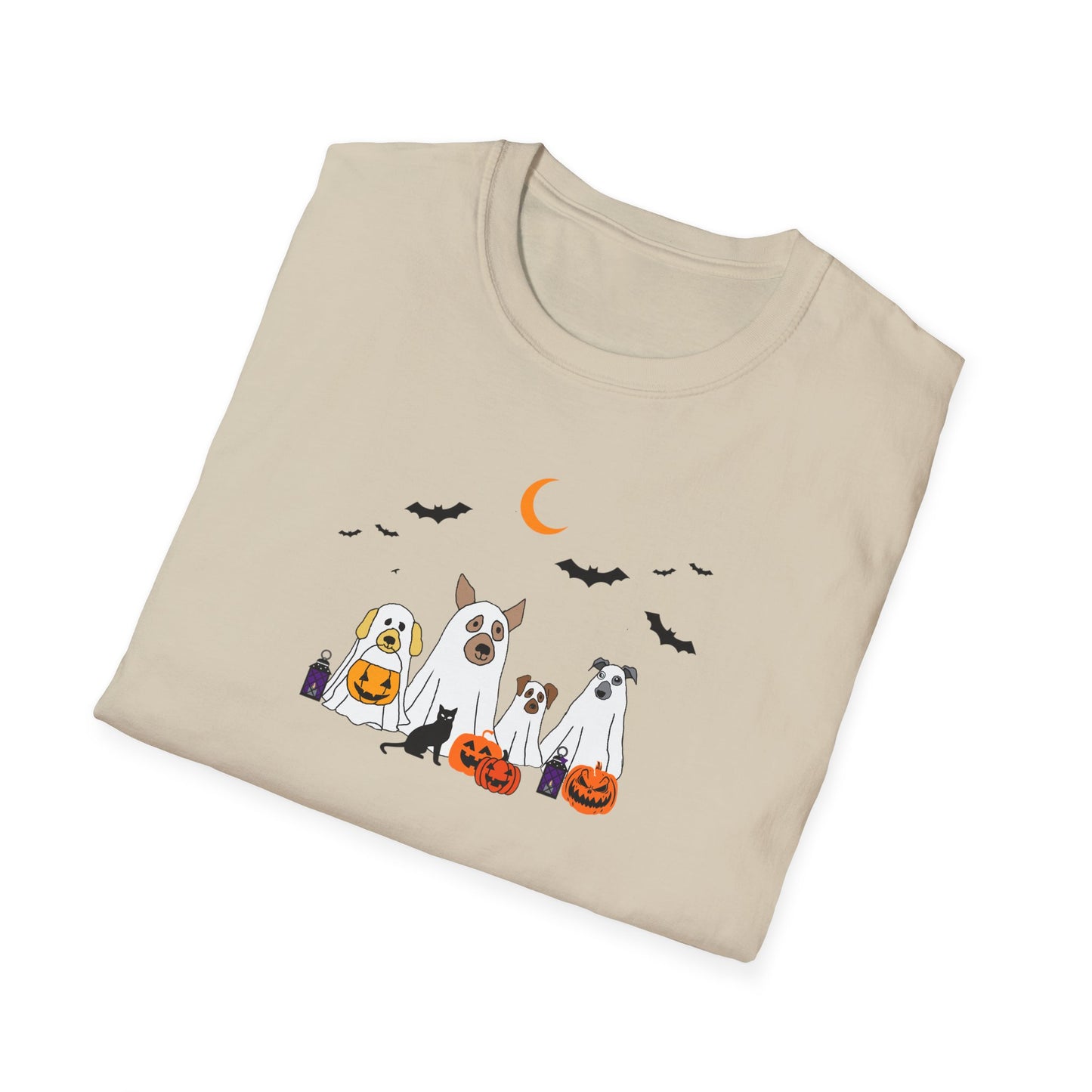 Ghost Pups Unisex Softstyle T-Shirt