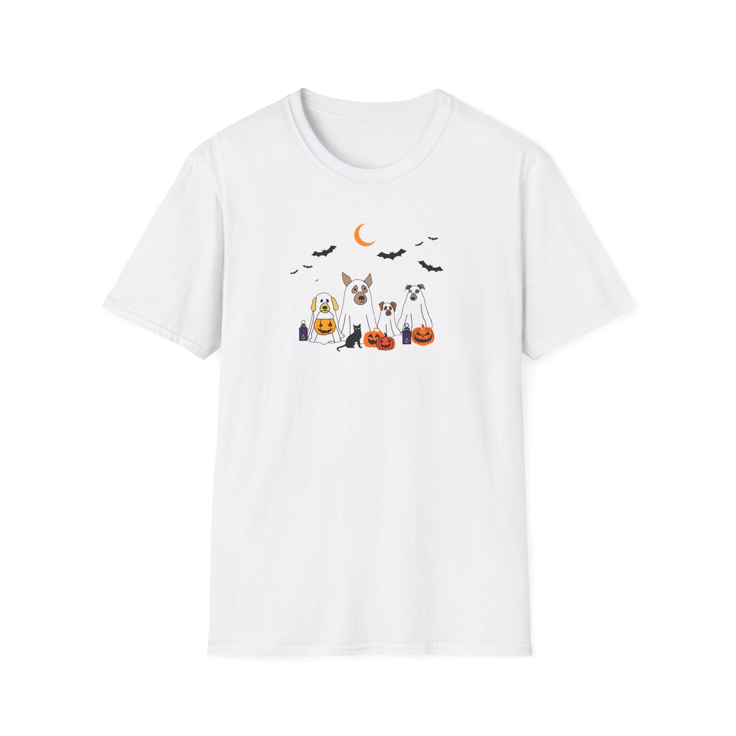 Ghost Pups Unisex Softstyle T-Shirt