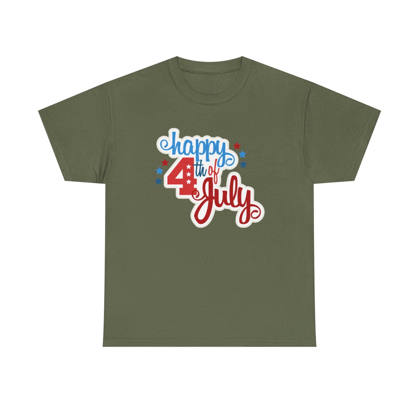 Happy 4th Unisex Heavy Cotton Tee