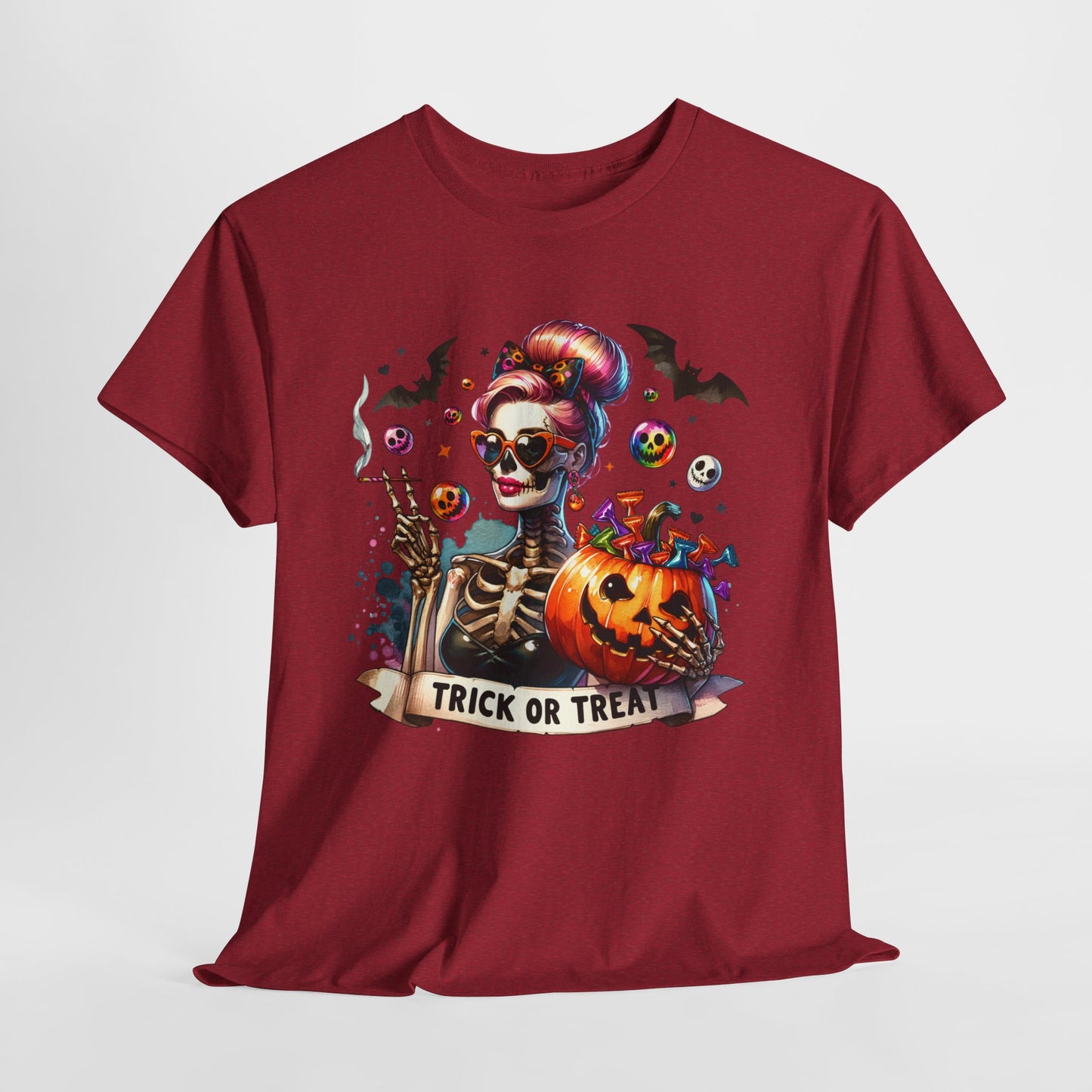 Pumpkin Girl Unisex Heavy Cotton Tee