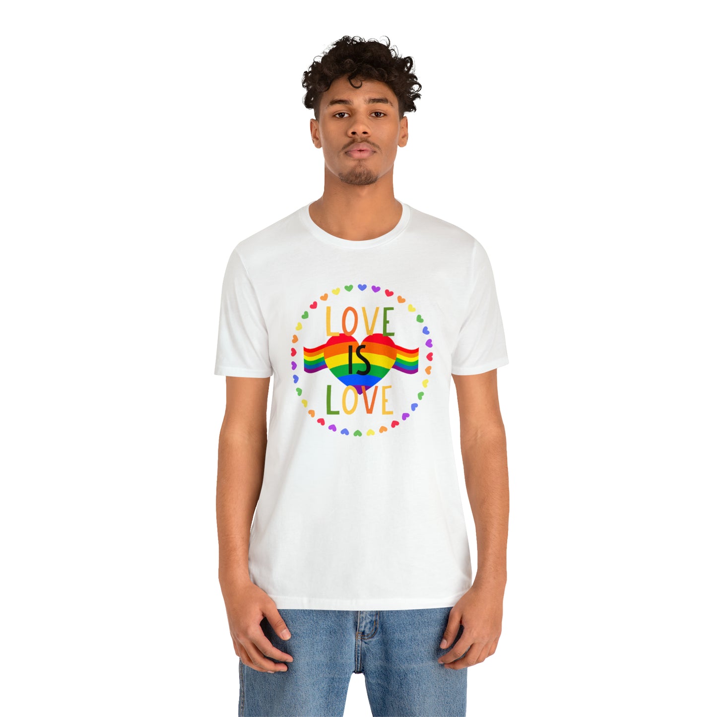 Love is love Jersey Short Sleeve Tee