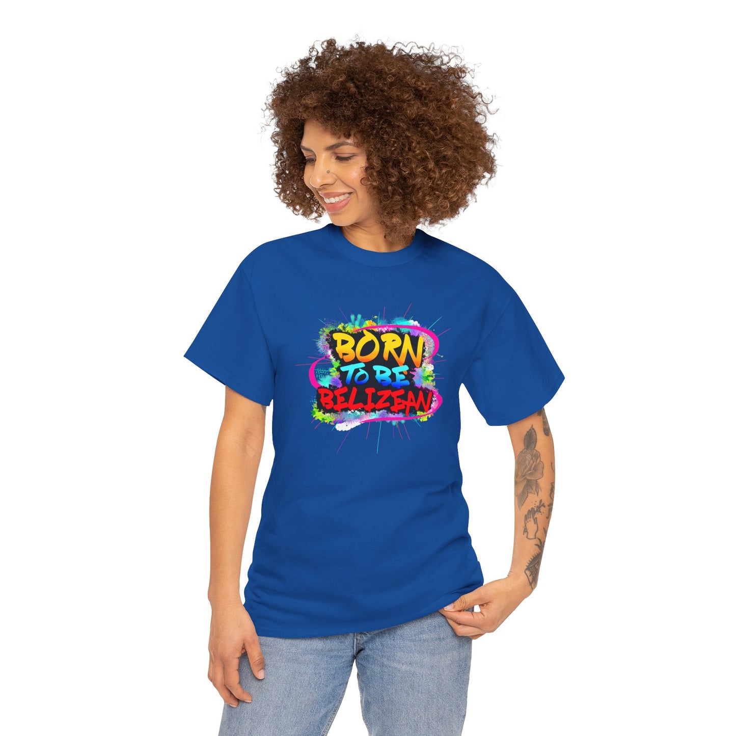 Born to be BELIZEAN Unisex  Cotton Tee
