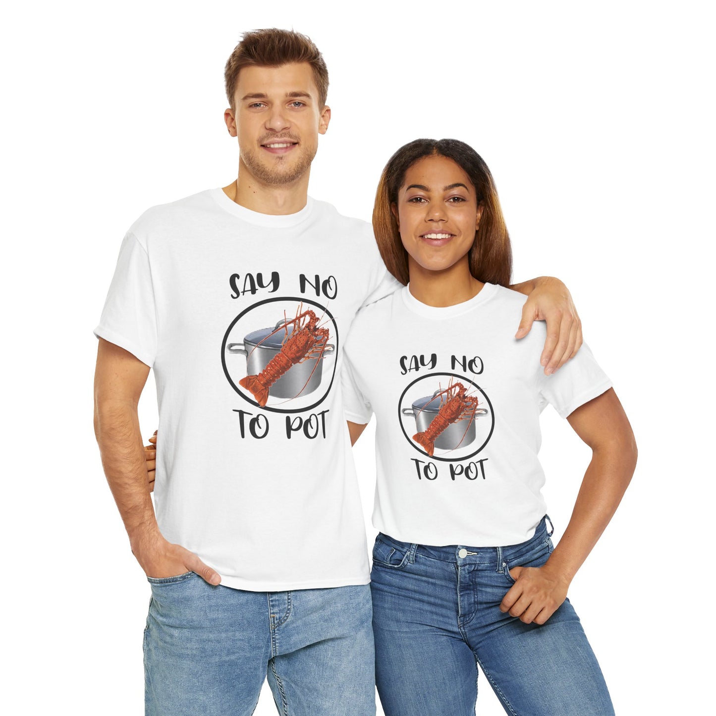 Say No to Pot Unisex Heavy Cotton Tee