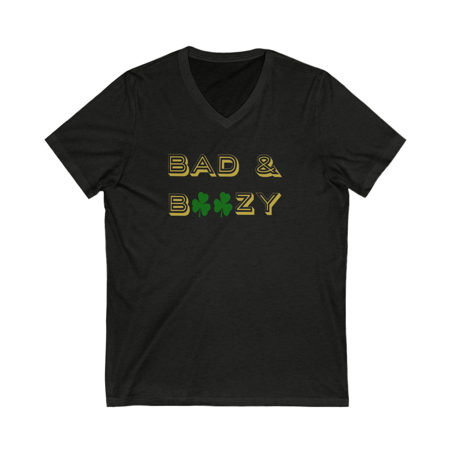 Bad and Boozy V-Neck Tee