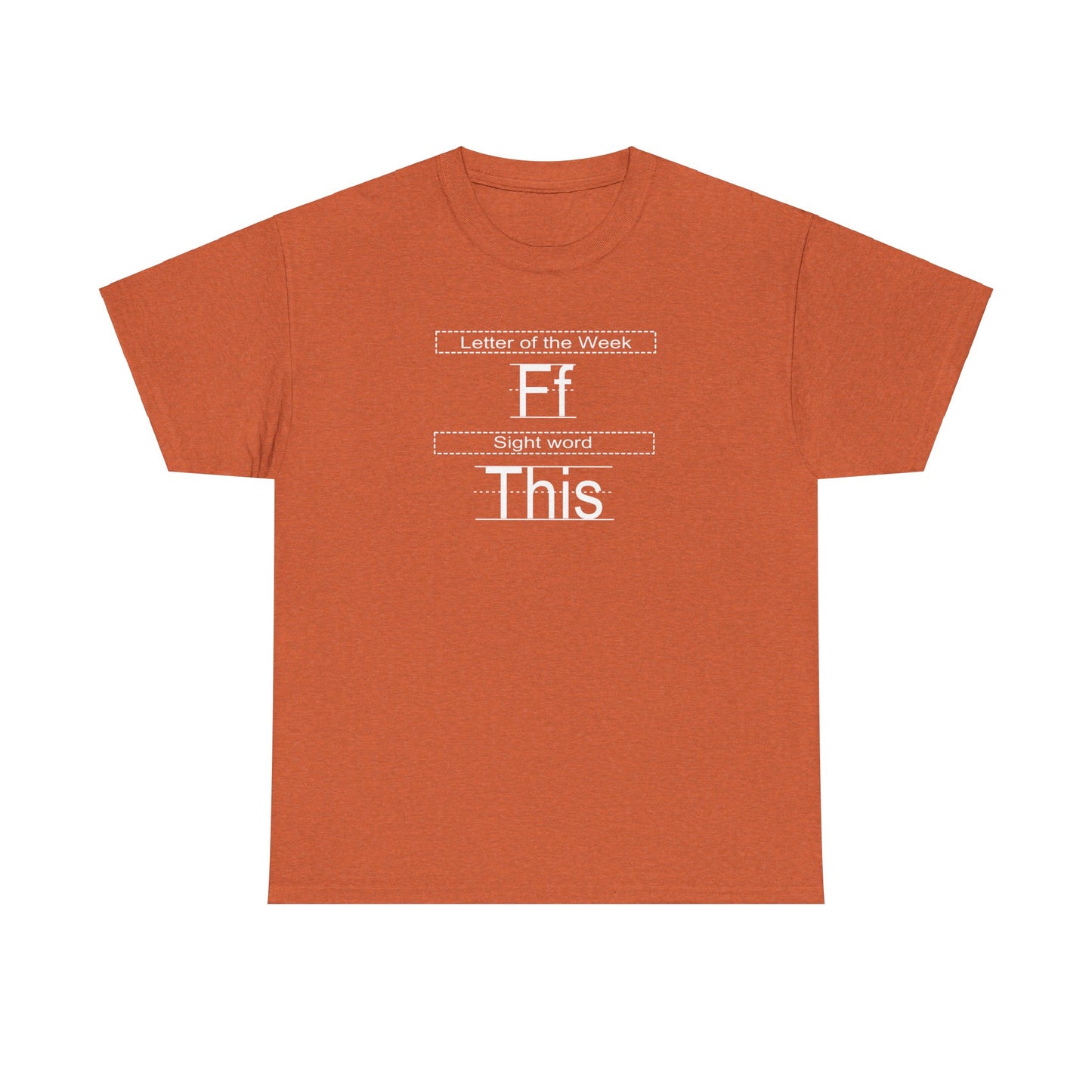 Sight Words Unisex Heavy Cotton Tee