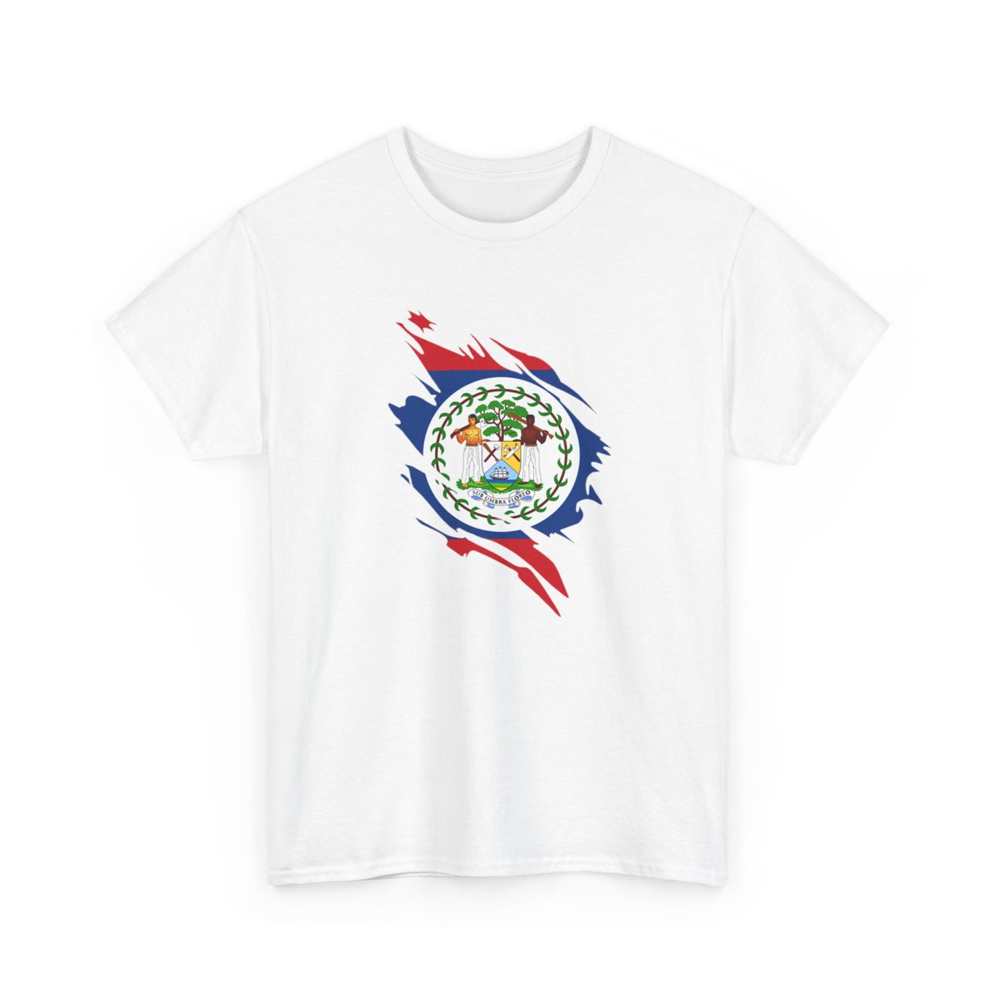 Belize Flag Unisex Heavy Cotton Tee