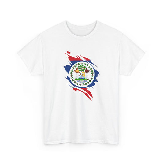 Belize Flag Unisex Heavy Cotton Tee