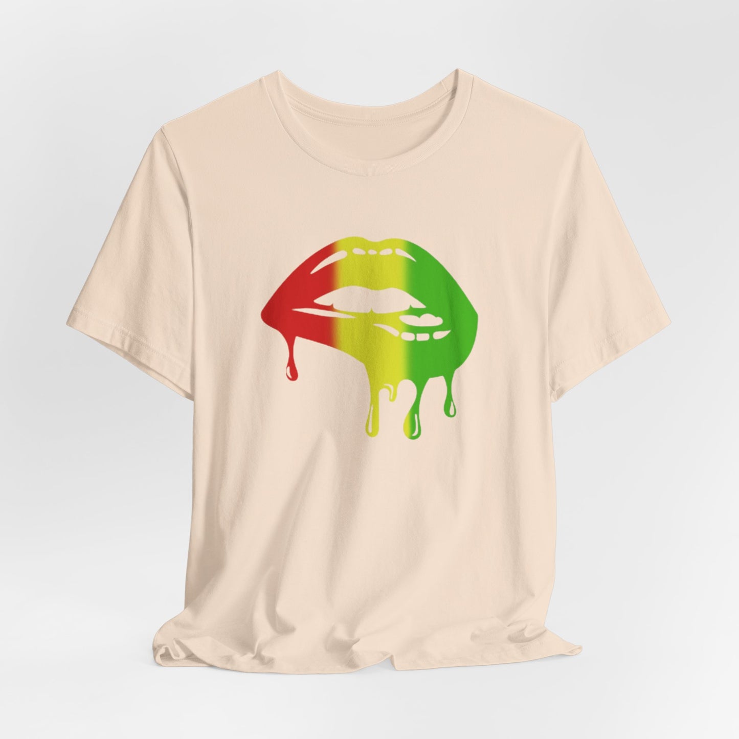 Rasta Lips Unisex Jersey Short Sleeve Tee