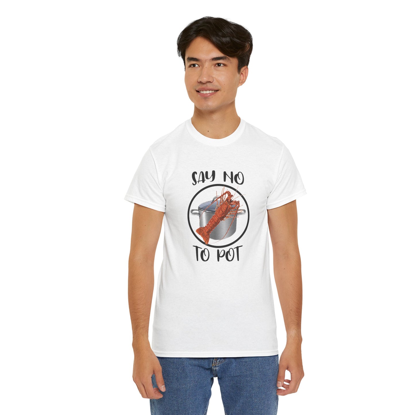 Say No to Pot Unisex Heavy Cotton Tee