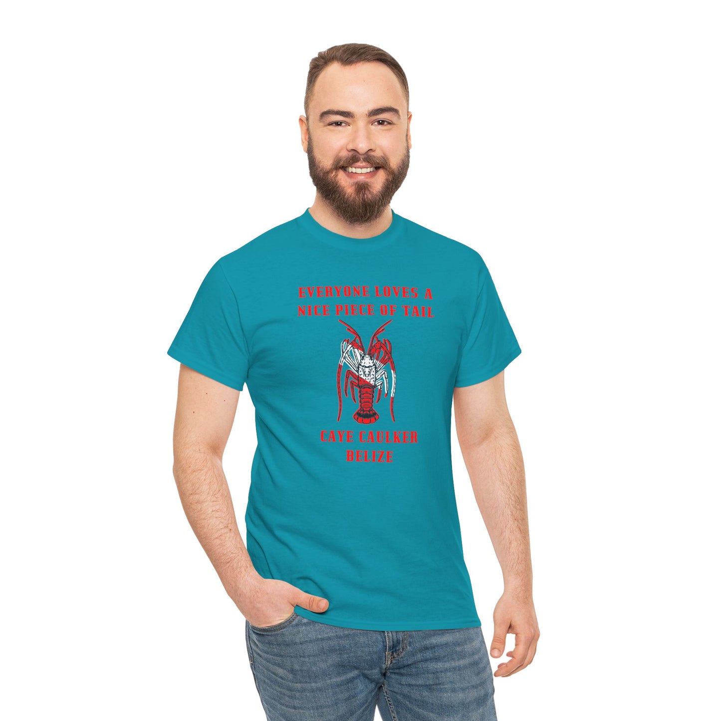 Likes me some tail Unisex Heavy Cotton Tee