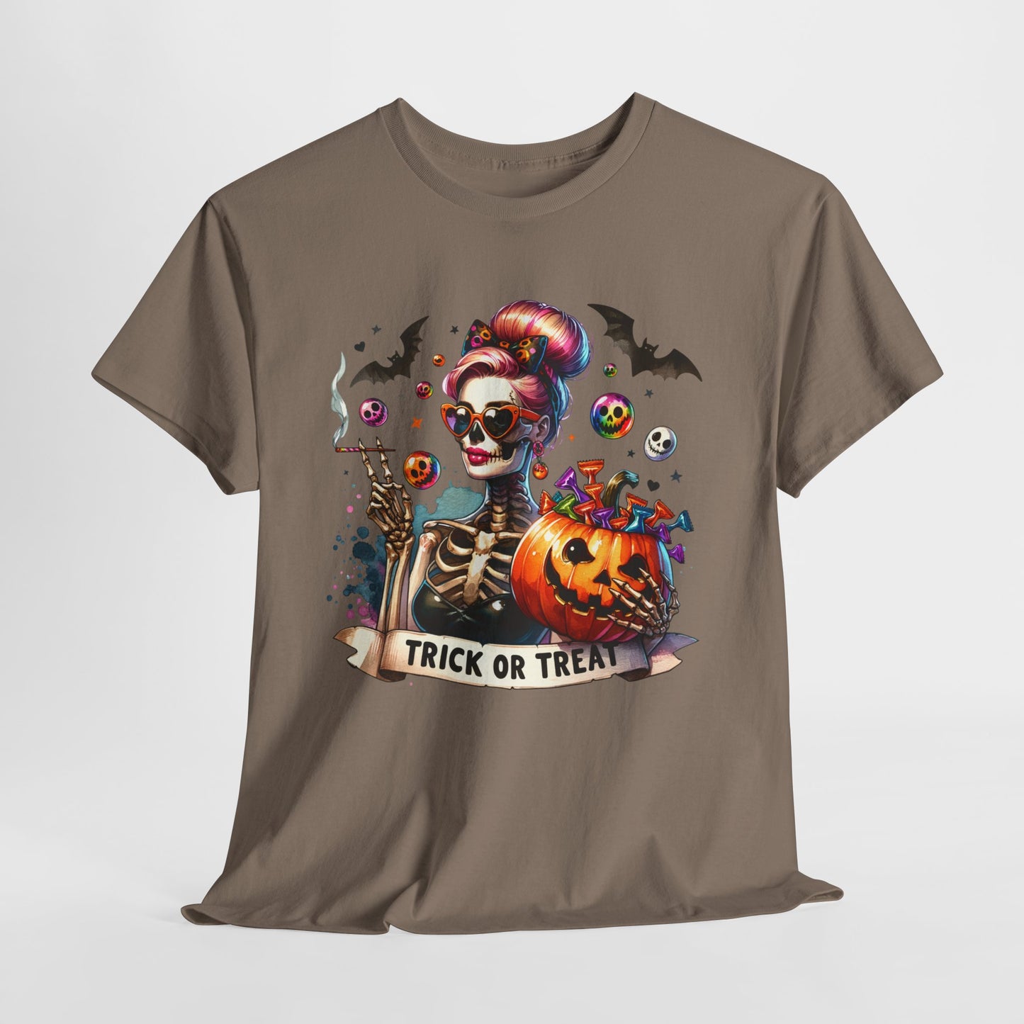 Pumpkin Girl Unisex Heavy Cotton Tee