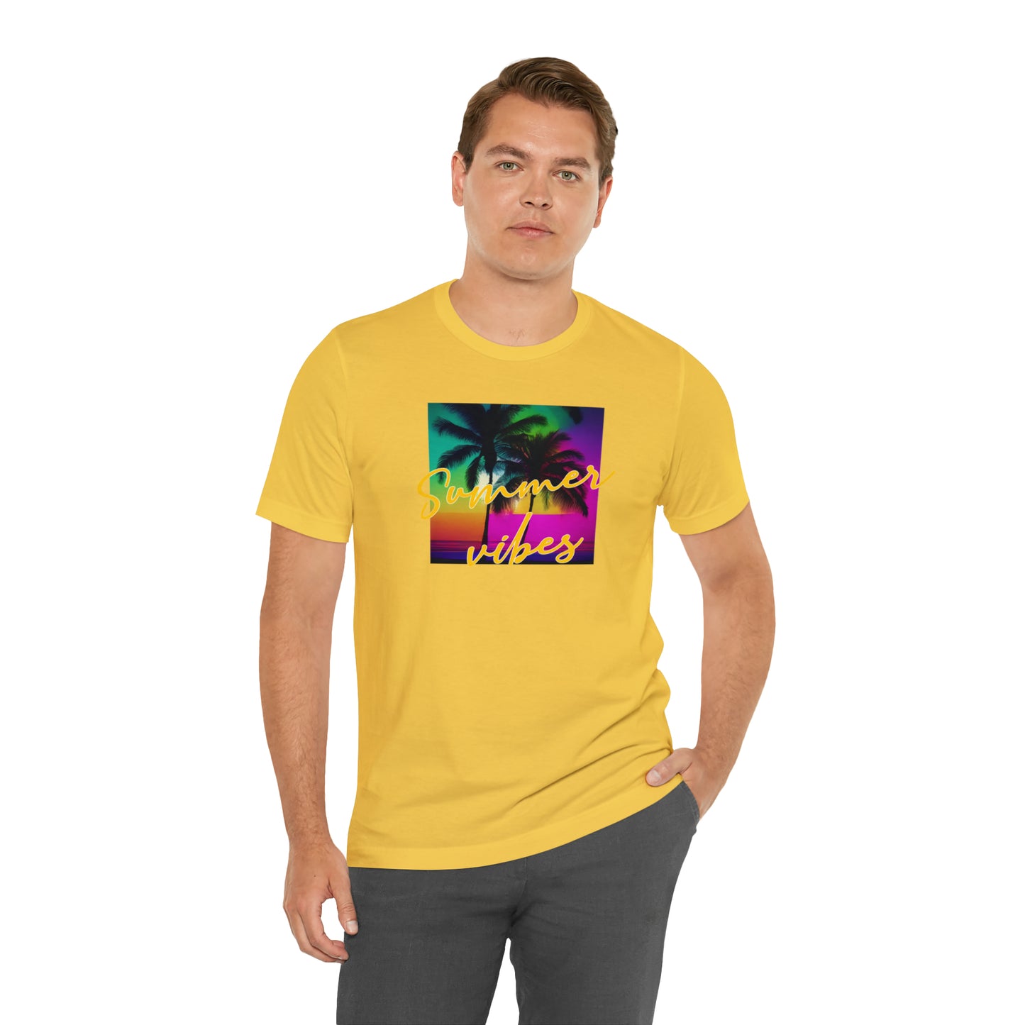 Summer Color Unisex Jersey Short Sleeve Tee
