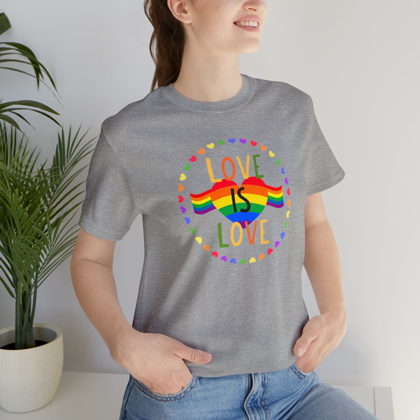 Love Unisex Jersey Short Sleeve Tee