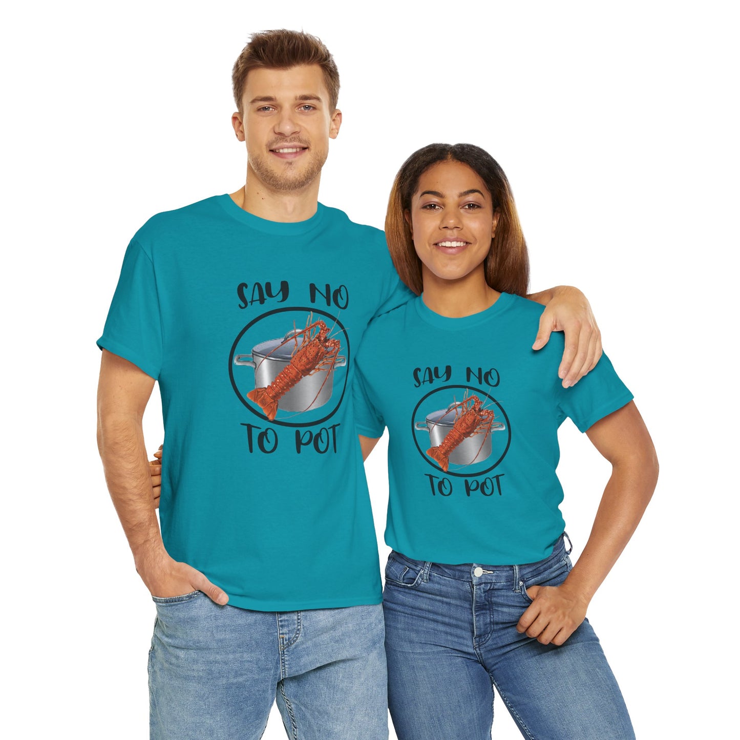 Say No to Pot Unisex Heavy Cotton Tee