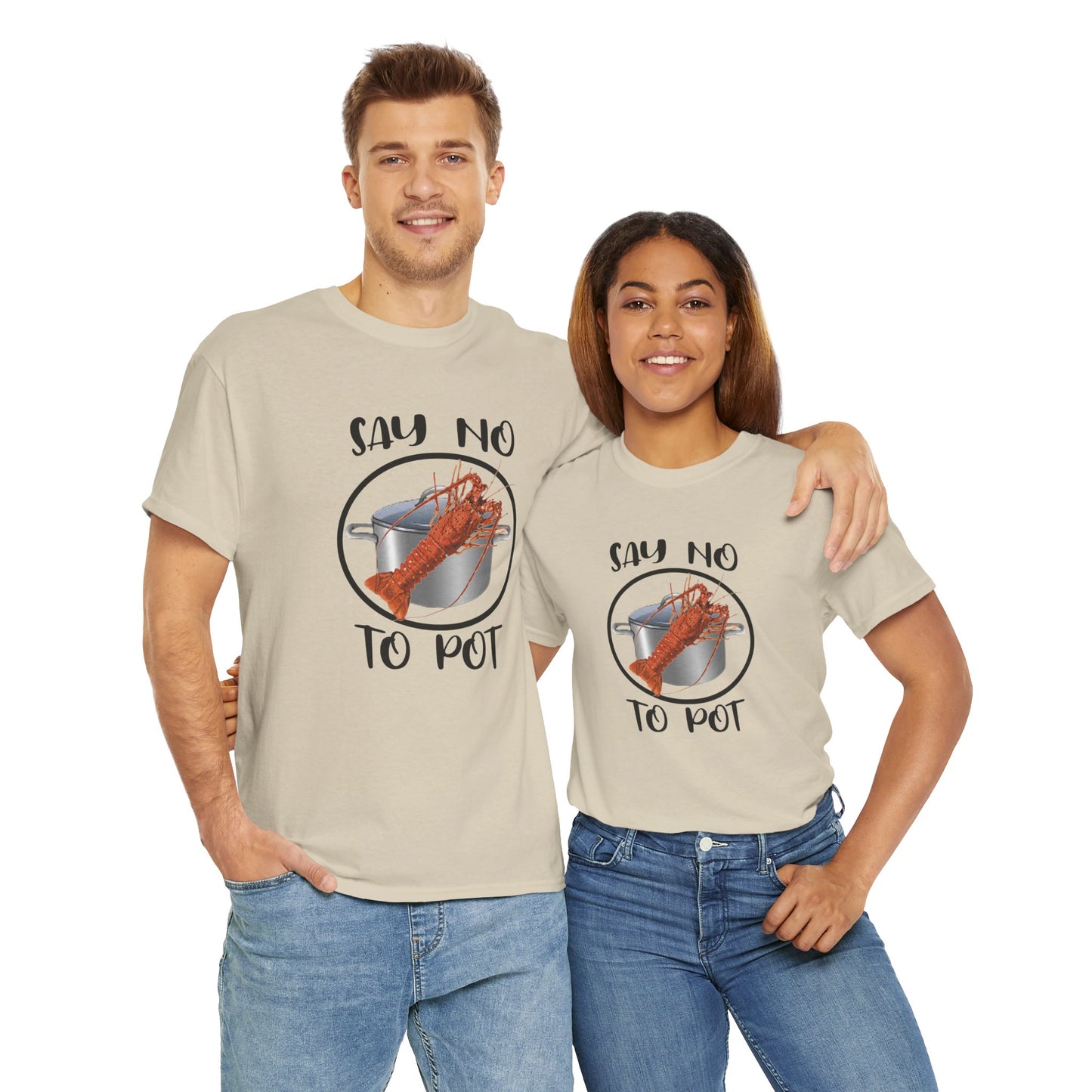 Say No to Pot Unisex Heavy Cotton Tee
